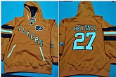 Women Philadelphia Flyers 27 Ron Hextall Orange All Stitched Pullover Hoodie,baseball caps,new era cap wholesale,wholesale hats